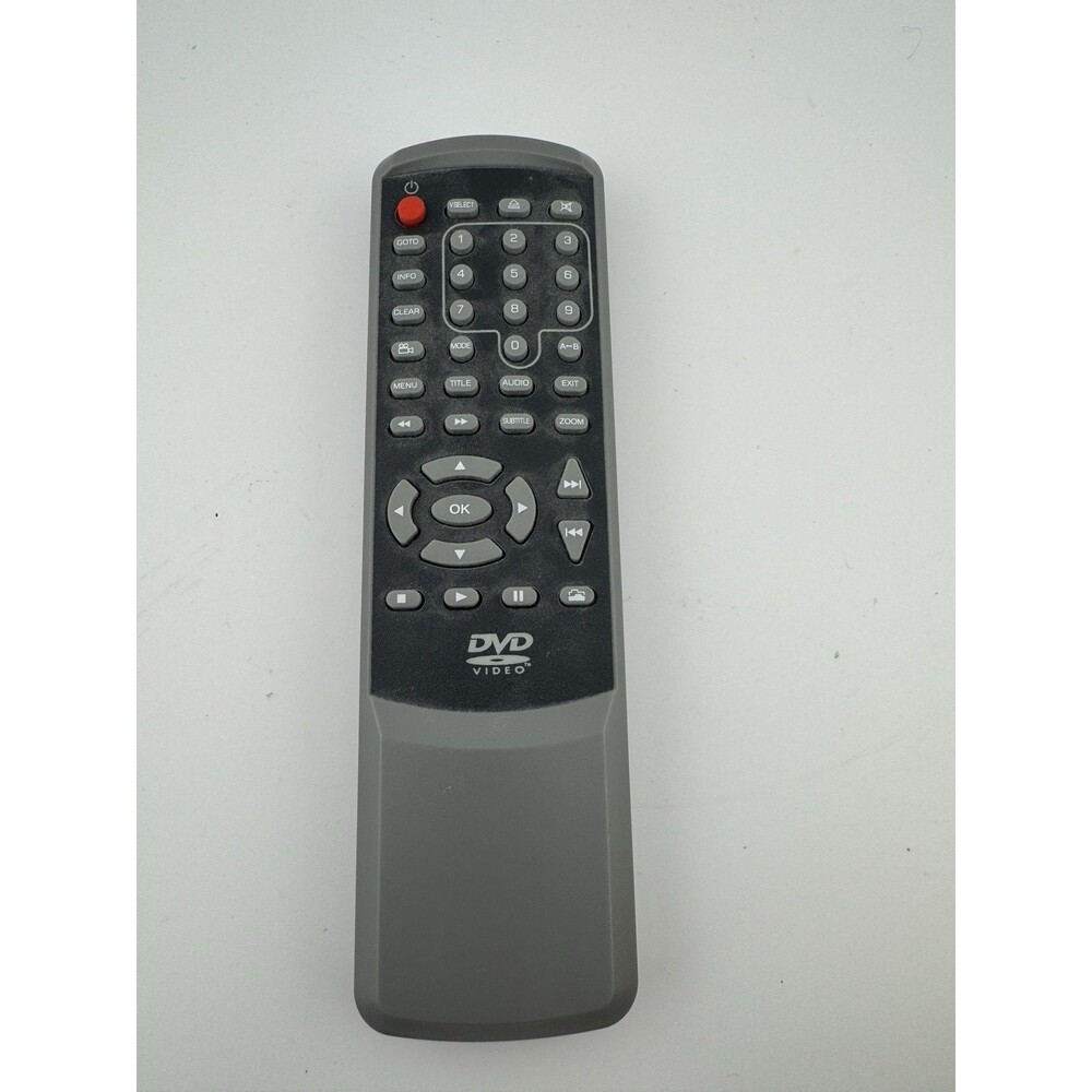 FOR PARTS Replacement DVD Remote Control Gray W/ Battery Door NOT WORKING